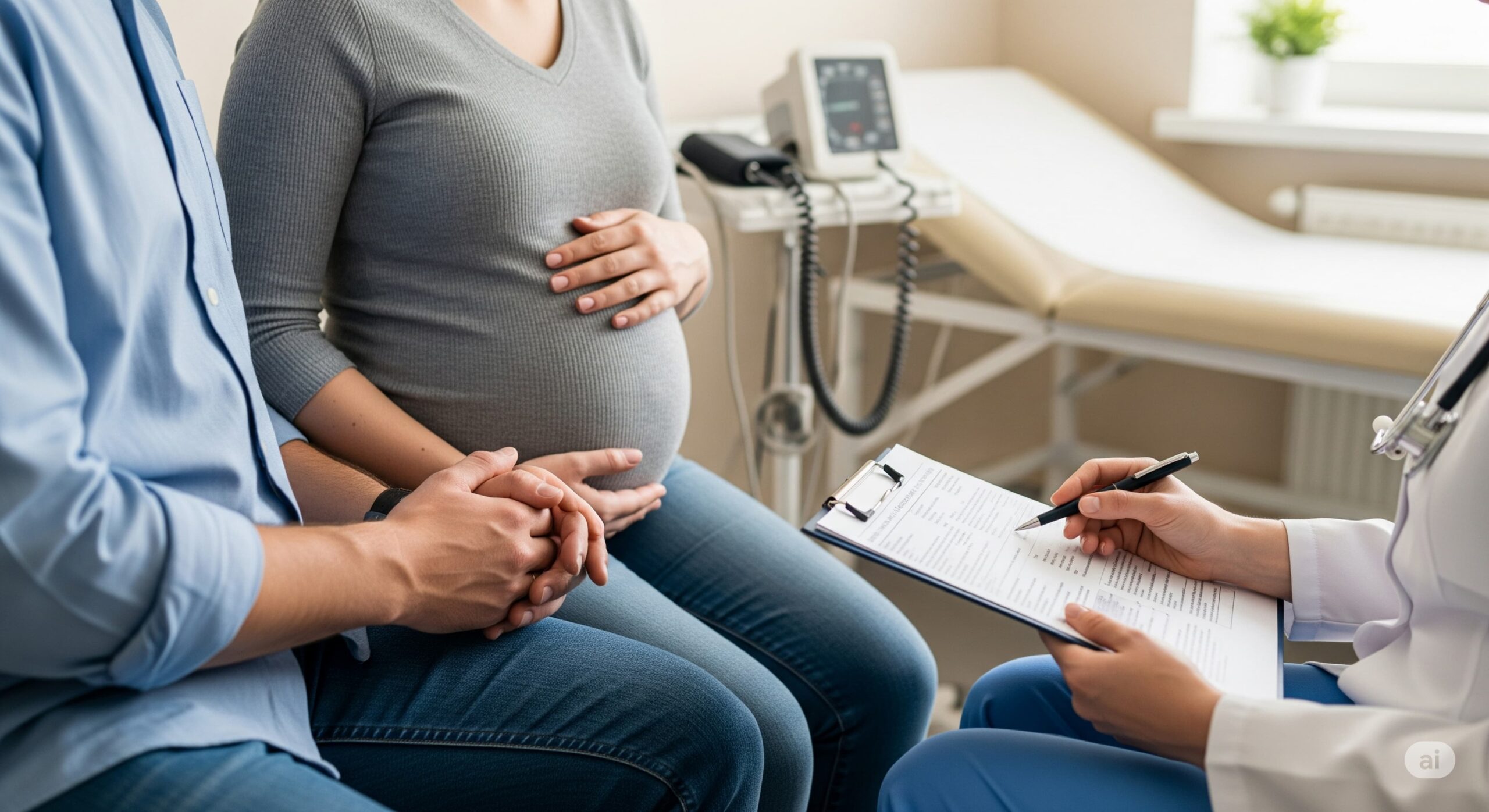 Pregnant woman at OGS Tulsa prenatal appointment — healthy pregnancy tips